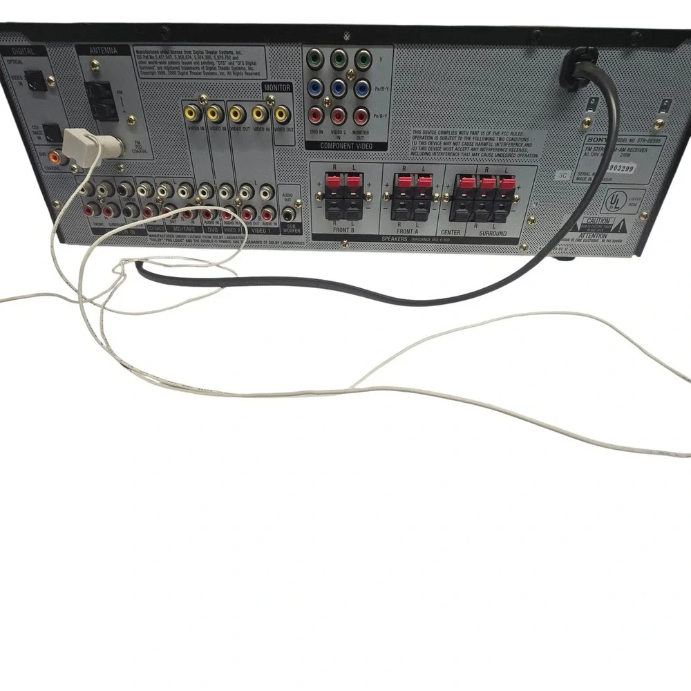 Sony STR-DE595 Digital Audio Video Control Center FM Stereo AM Receiver Black